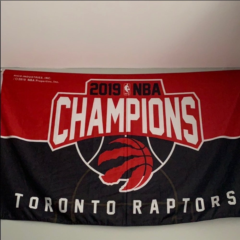 Toronto Raptors Championship Flag 3X5